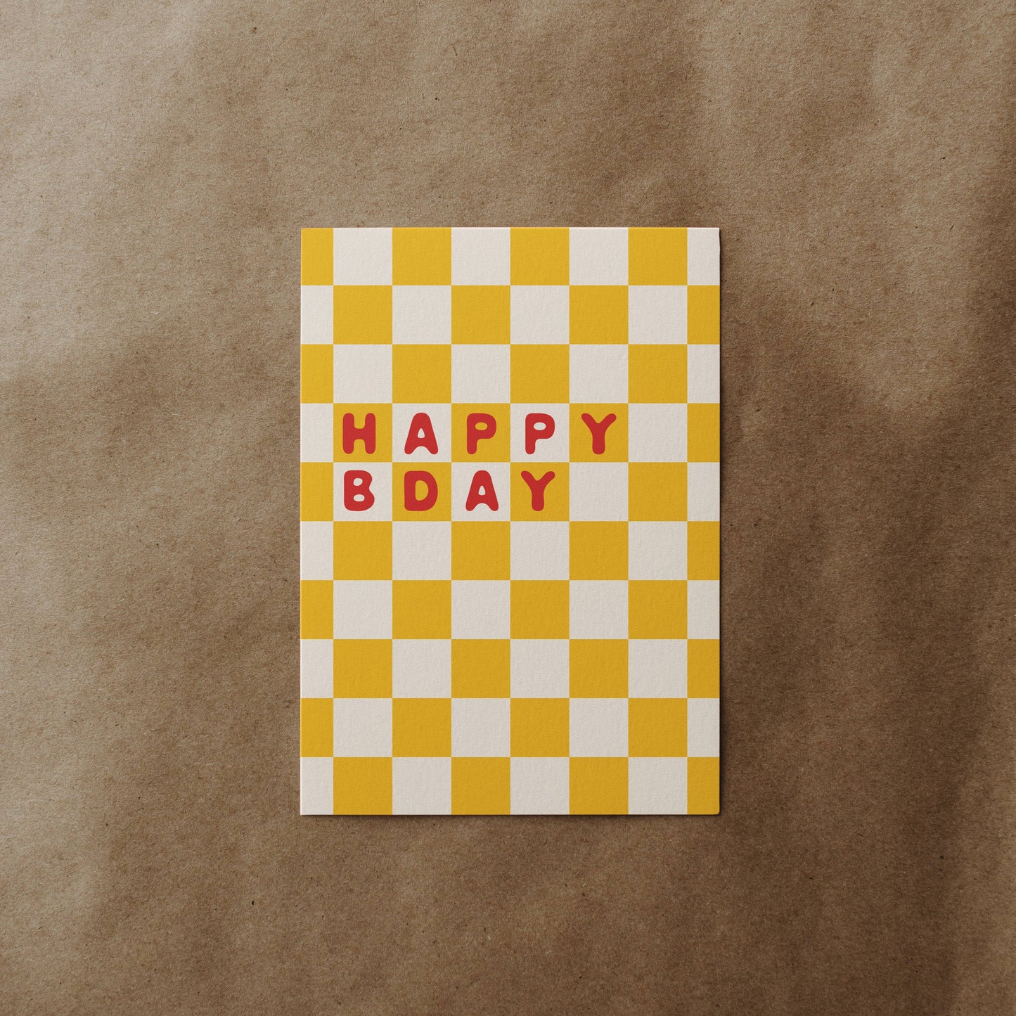 Checkered Birthday | Birthday Card