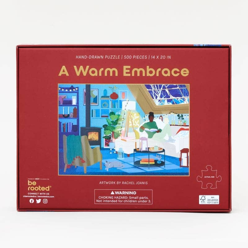 A Warm Embrace 500 Piece Jigsaw Puzzle, Cozy Gift