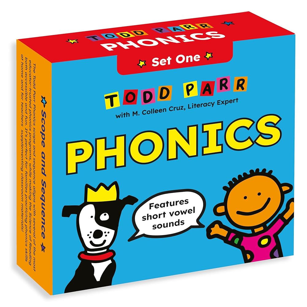 Todd Parr Phonics: Set One: Short Vowel Sounds (12 Books for New Readers) cover image