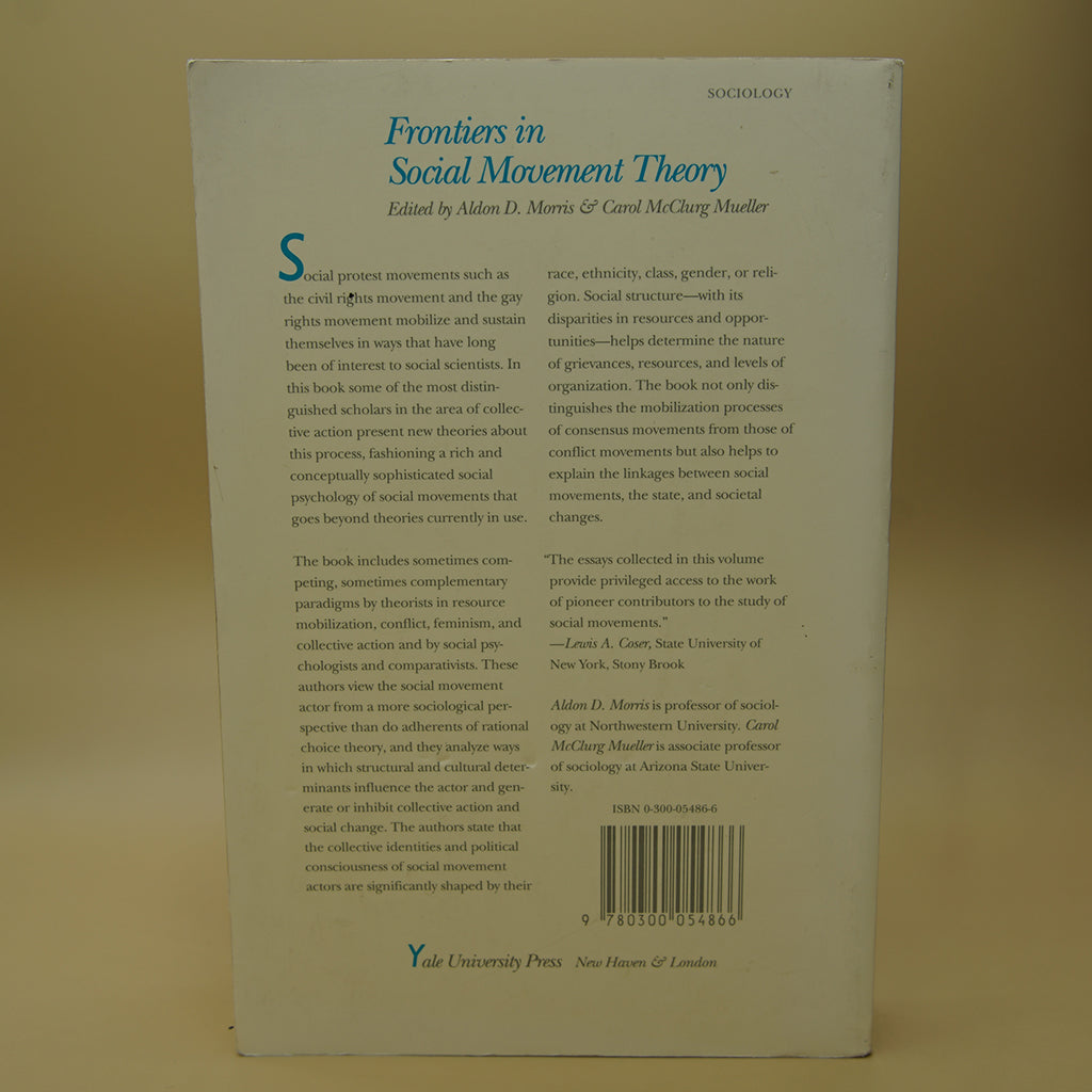 Frontiers in Social Movement Theory