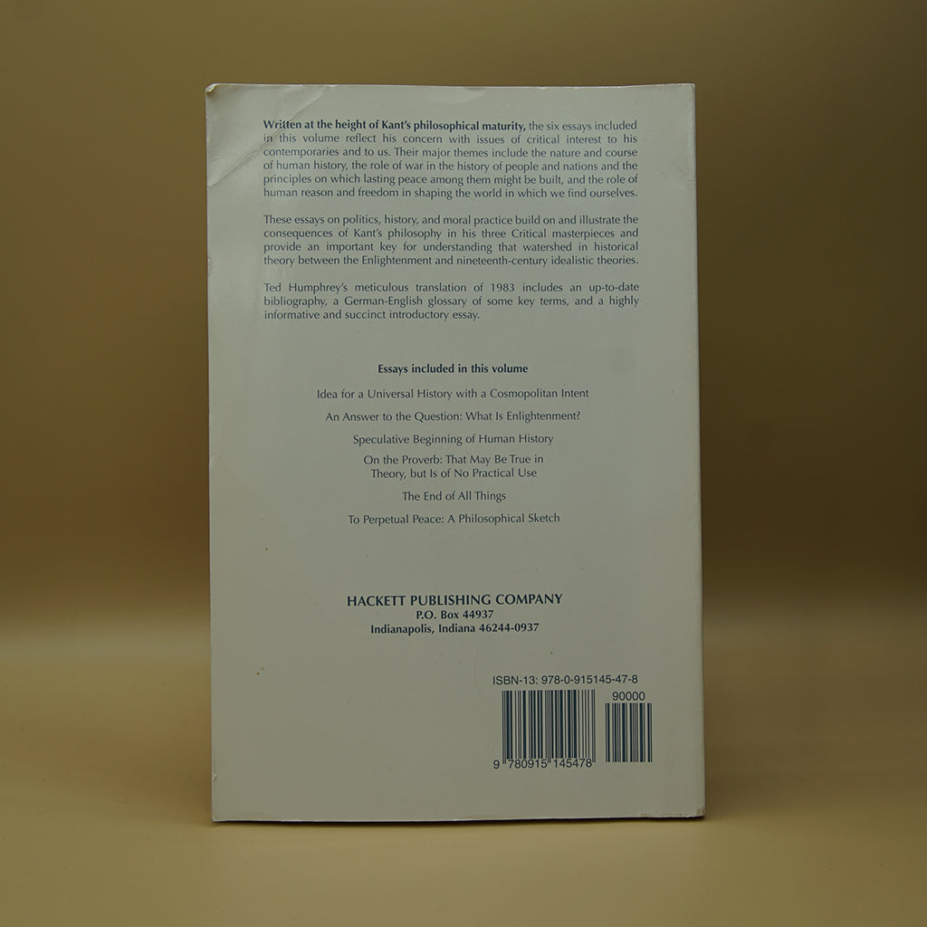 Perpetual Peace and Other Essays