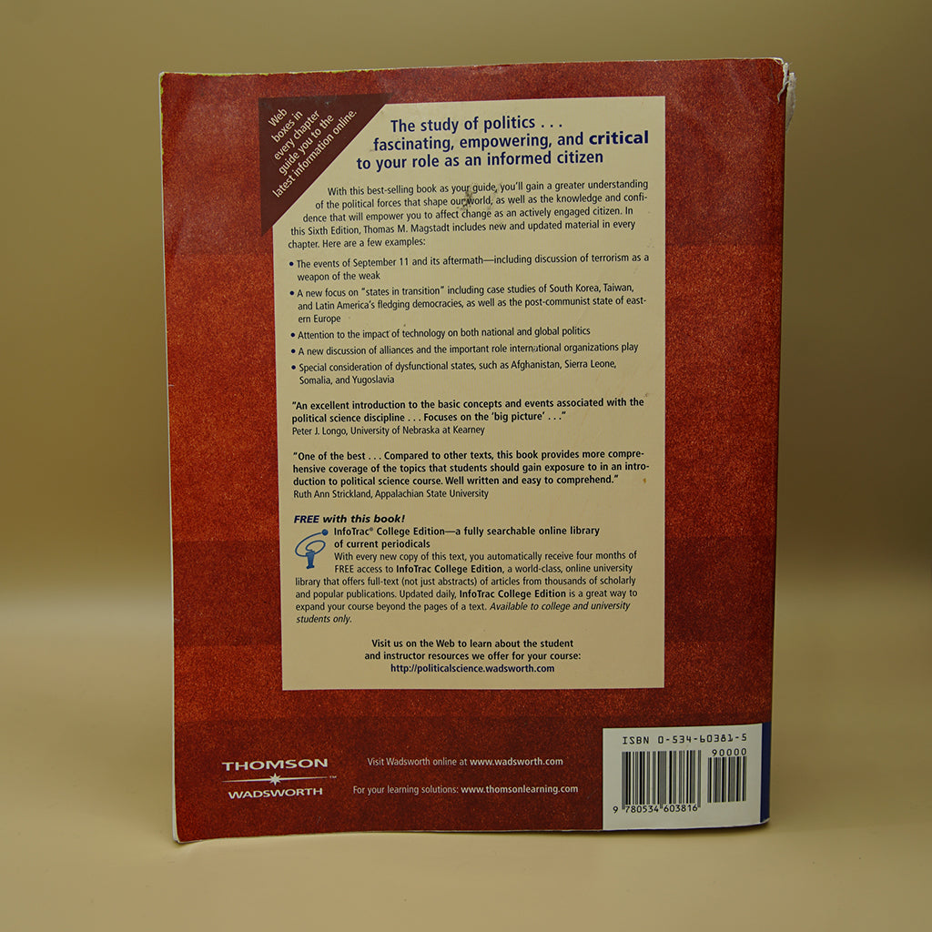 Understanding Politics: Ideas, Institutions, and Issues ***