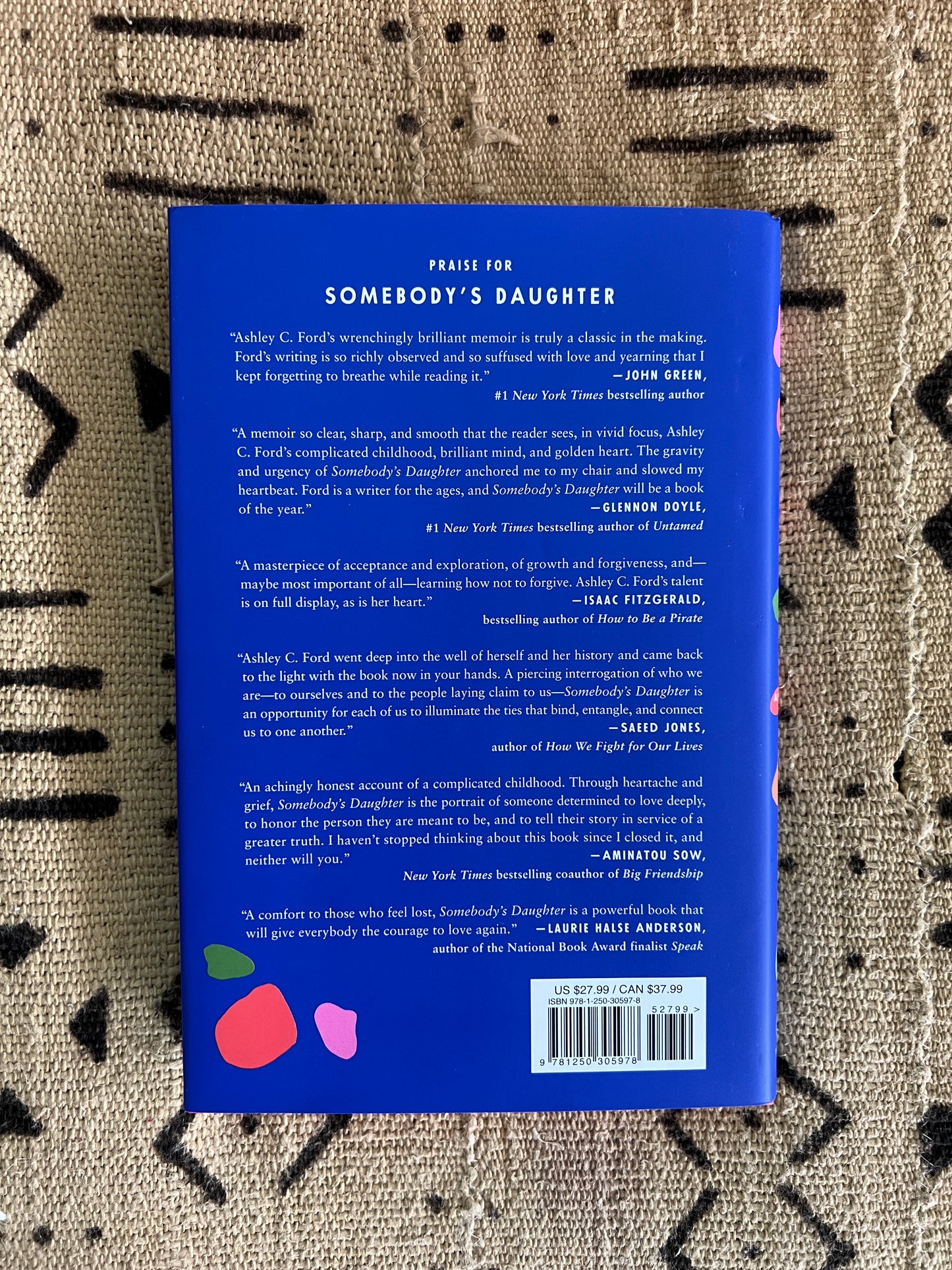 Somebody’s Daughter - New and Autographed By The Author