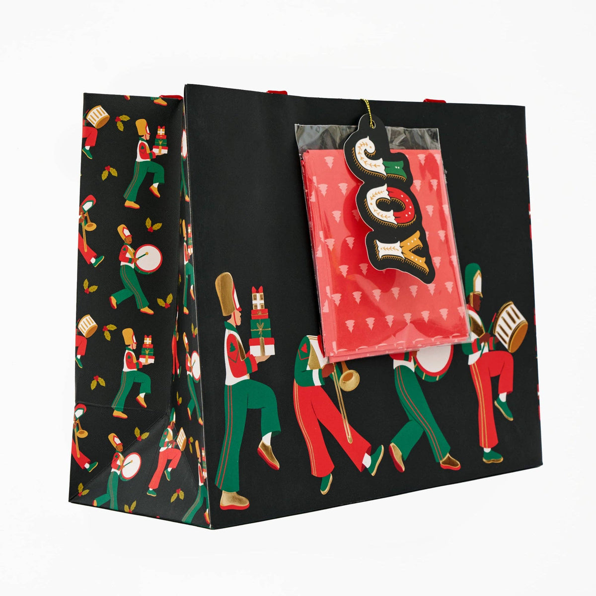 Drummer Boy Large Gift Bag w/ Tissue Paper
