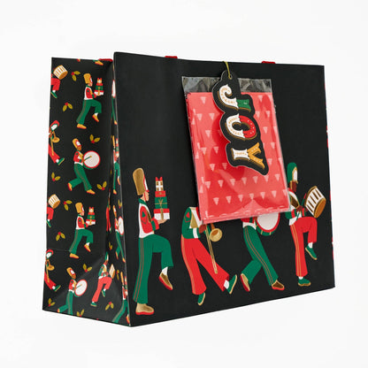 Drummer Boy Large Gift Bag w/ Tissue Paper