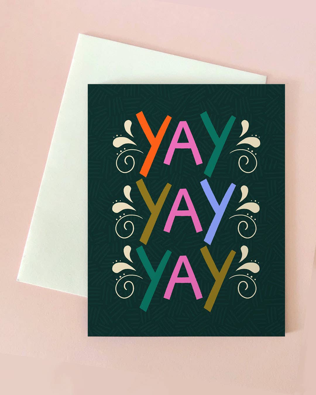 Fancy Yay Greeting Card