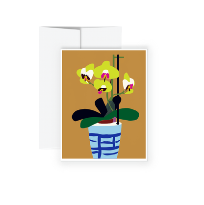 Greeting Card - Mom's Orchid 1