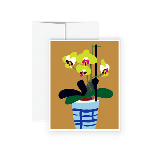 Greeting Card - Mom's Orchid 1