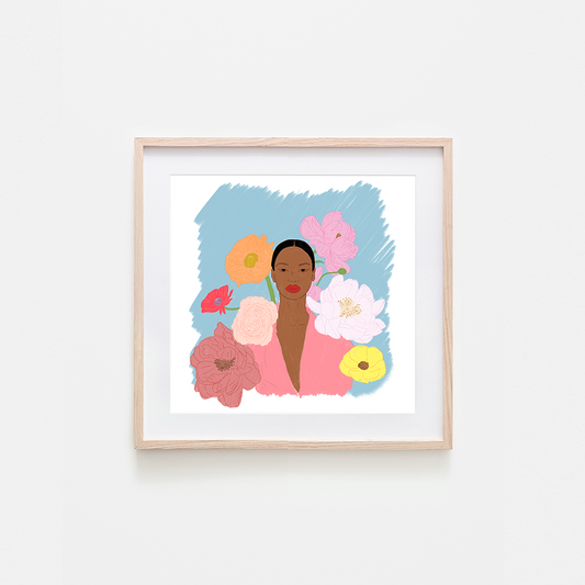 Diva Art Print: 8 x 8"