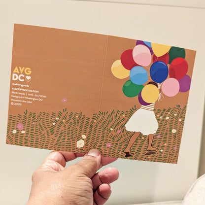 Greeting Card - Your Day (Balloons)