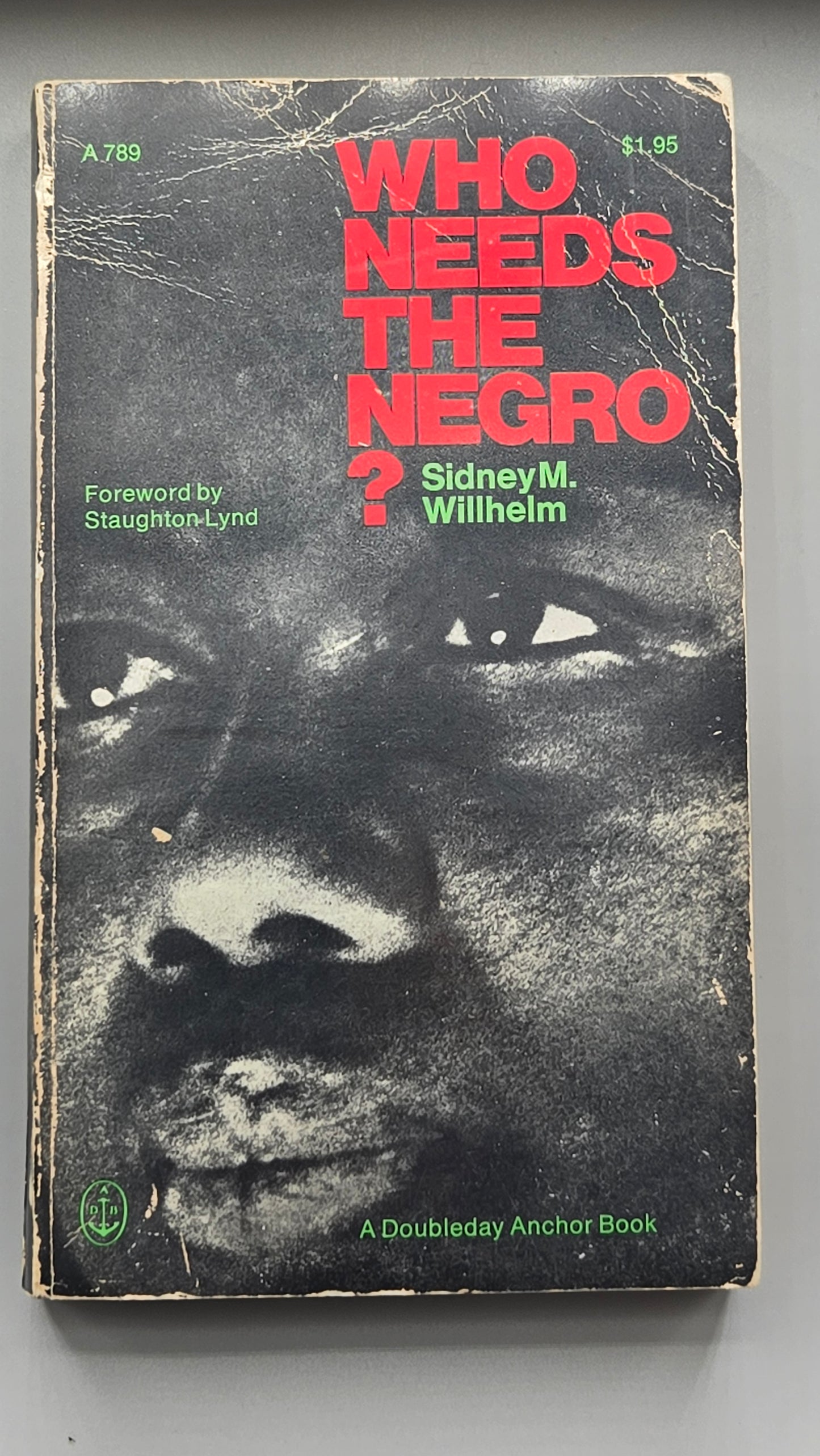 Who Needs the Negro? (Vintage)