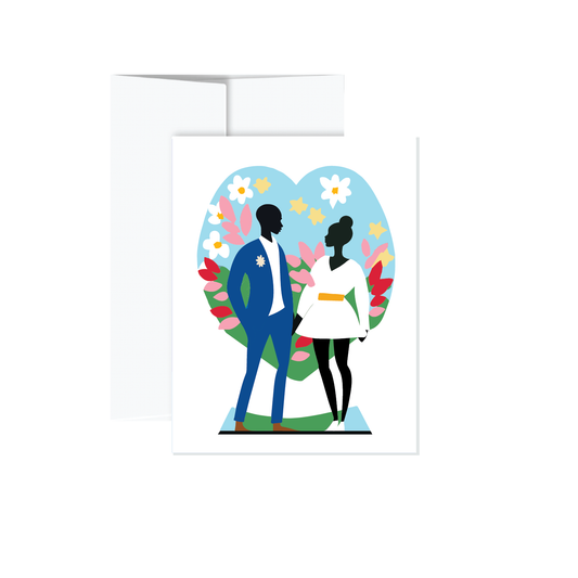 Greeting Card - Wedding Couple (M/W)