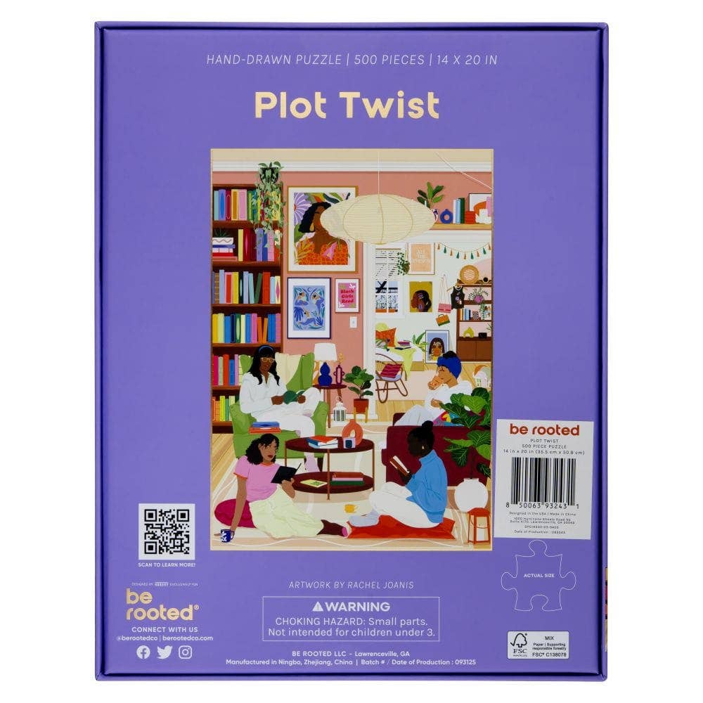 Plot Twist  Bookclub 500 pc  puzzle