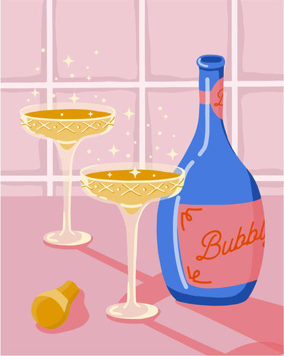 Be Bubbly Paint by Numbers