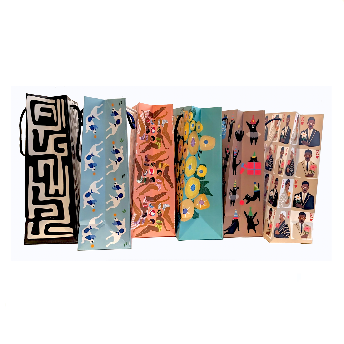 Gift Bag - Funky Cats