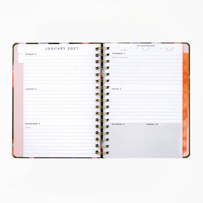 2027 12 Month Weekly/Monthly Planner - A Step Forward