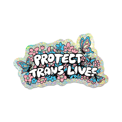 Protect Trans Lives by Apply - Die-Cut Sticker
