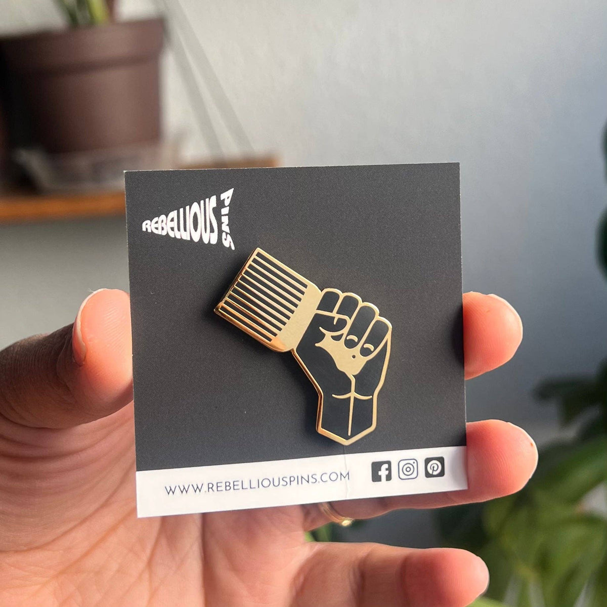 Black Pride Pin