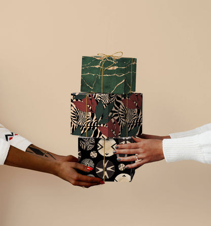 Shona-Zaza Double-sided Stone Gift Wrapping Paper