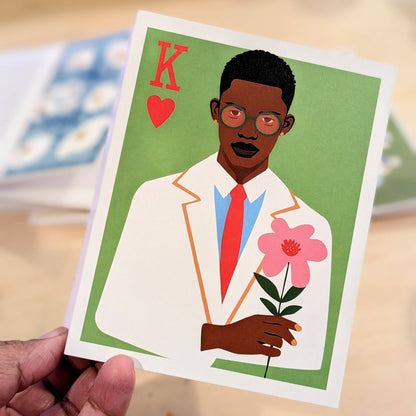 Greeting Card - King of Hearts