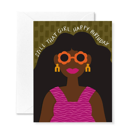 That Girl Birthday Card 