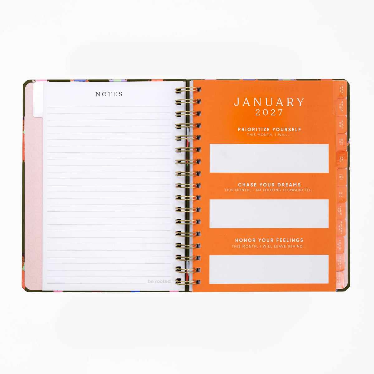 2027 12 Month Weekly/Monthly Planner - A Step Forward