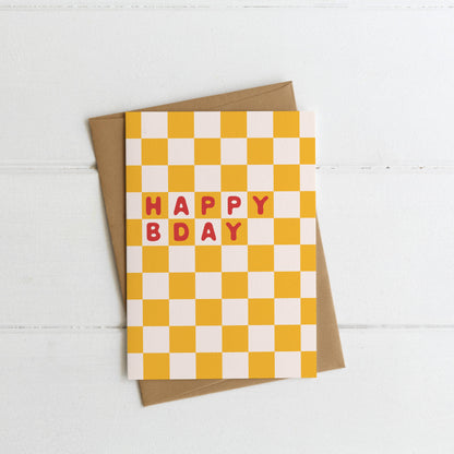Checkered Birthday | Birthday Card