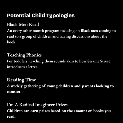 The Little Radical Imagineer's Corner Sponsorship