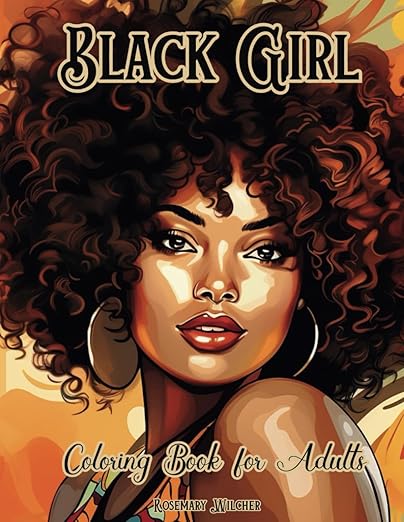 Fashion Black Girl: Coloring Book for Adults