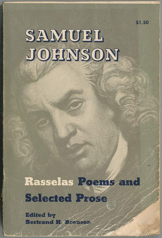 Rasselas: Poems and Selected Prose ***