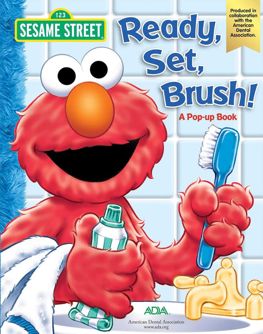 Sesame Street Ready, Set, Brush! A Pop-Up Book - Hardcover