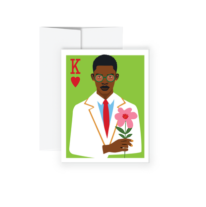 Greeting Card - King of Hearts