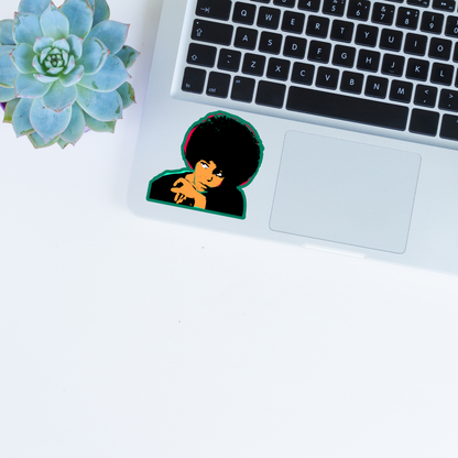 Angela Davis Activist Stickers | Empowerment | Social Justice