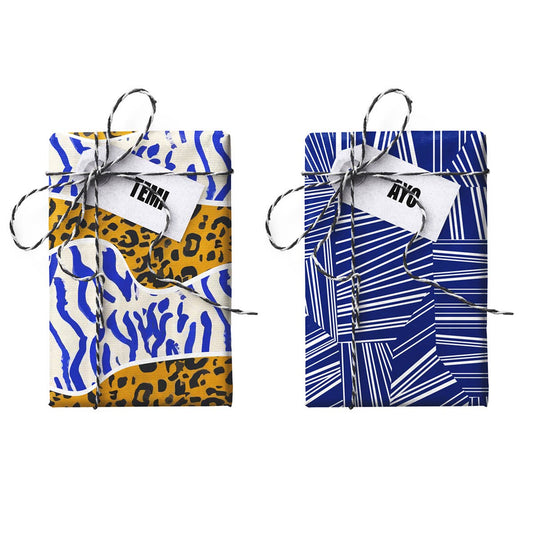 Ayo + Temi Double-Sided Stone Gift Wrapping Paper