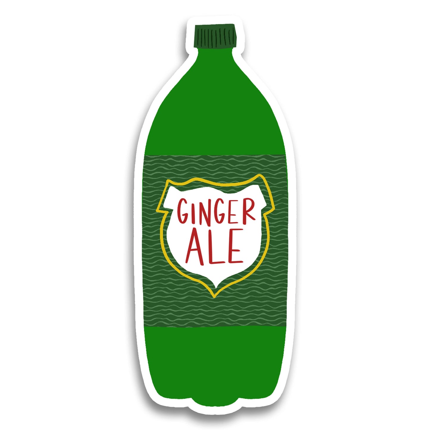 Ginger Ale Vinyl Sticker