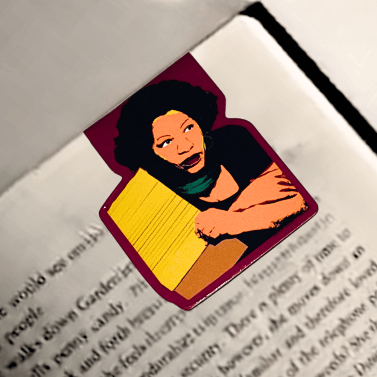 Toni Morrison Magnetic Page Marker Bookmarks | Black History