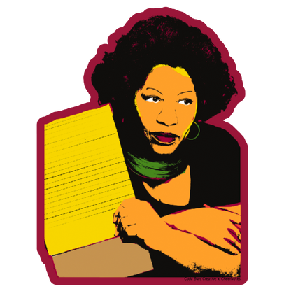 Toni Morrison Stickers | Black Literary Icon, Book Lover