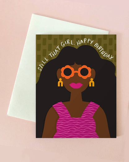 That Girl Birthday Card 