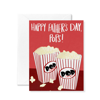 Pops Father's Day Card on Recycled Paper