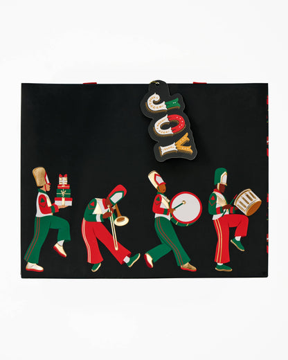 Drummer Boy Large Gift Bag w/ Tissue Paper