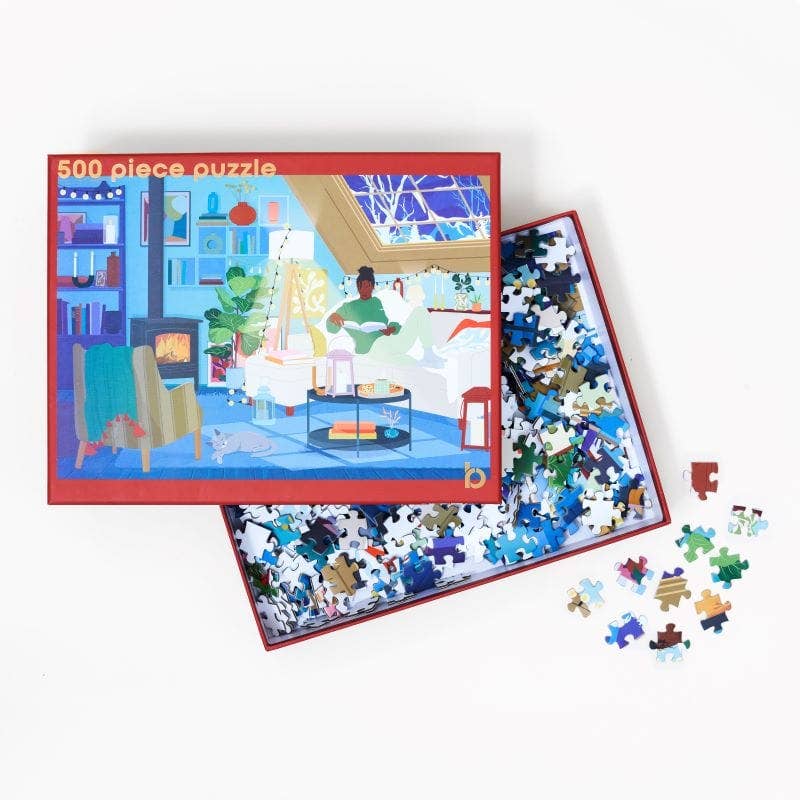 A Warm Embrace 500 Piece Jigsaw Puzzle, Cozy Gift