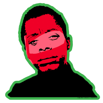 James Baldwin Sticker | Black Artist | Literary Icon