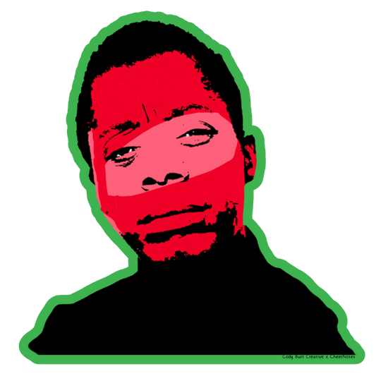 James Baldwin Sticker | Black Artist | Literary Icon