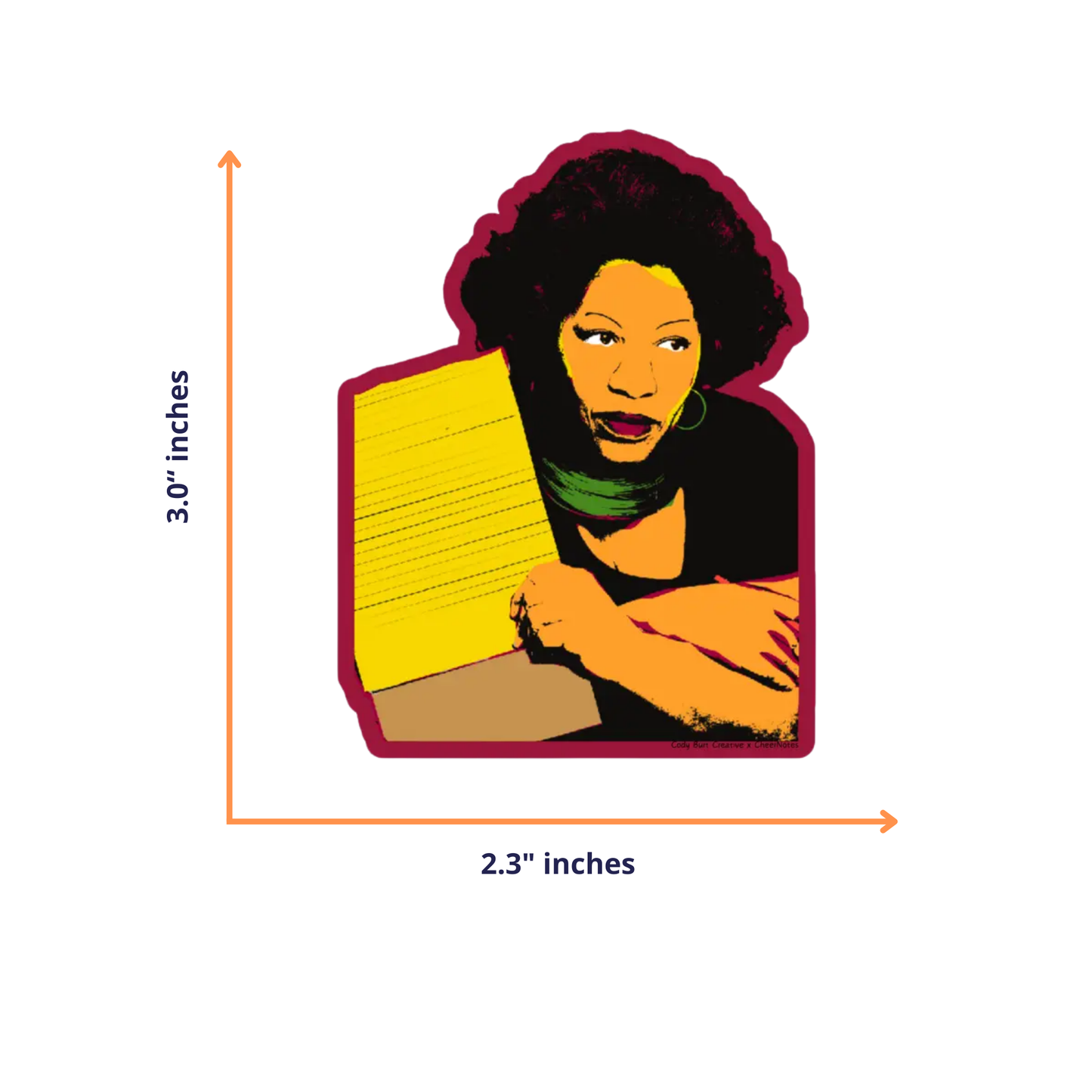 Toni Morrison Stickers | Black Literary Icon, Book Lover