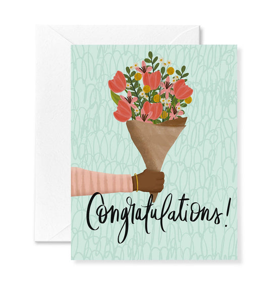 Congrats Bouquet Card