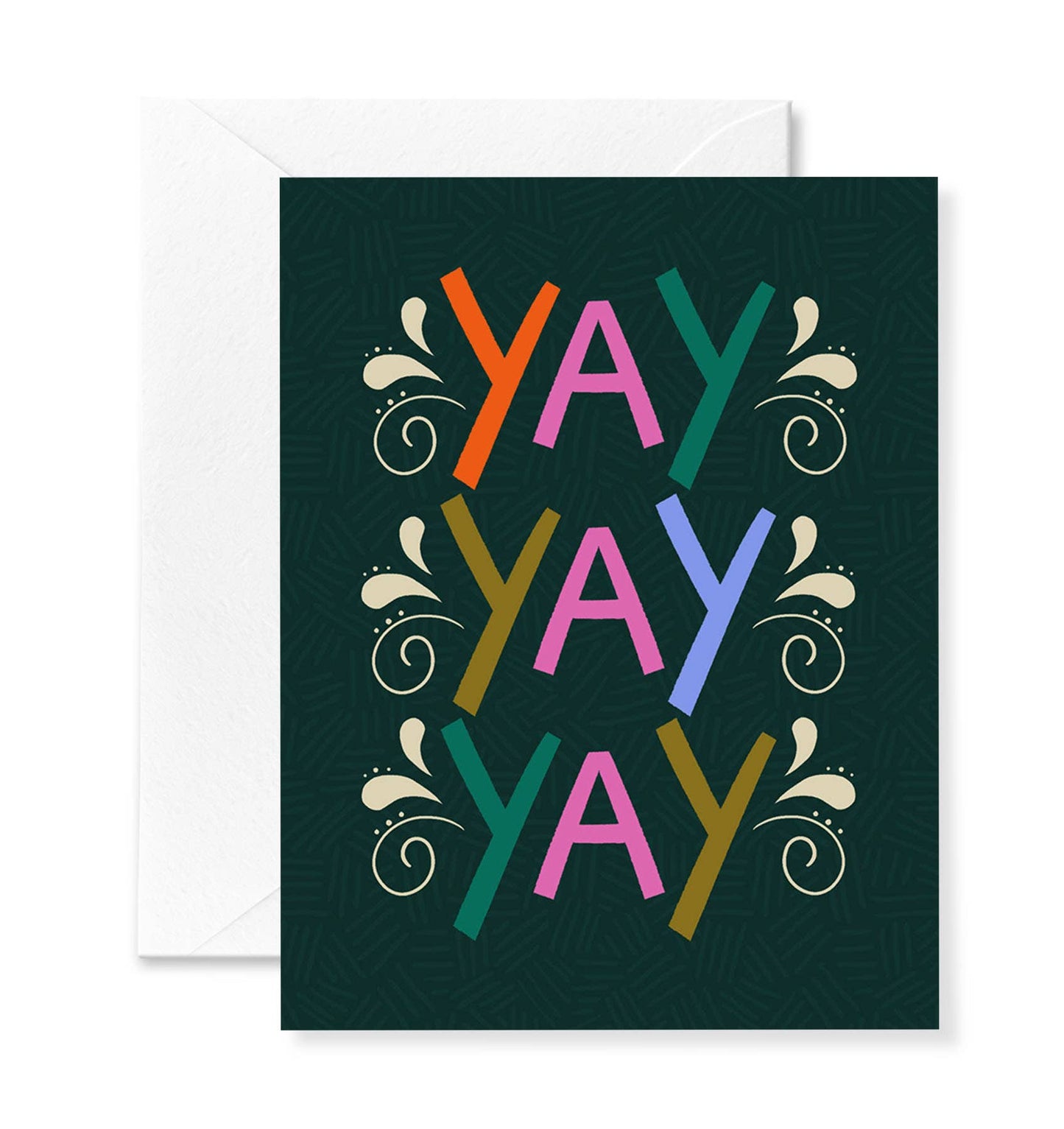 Fancy Yay Greeting Card