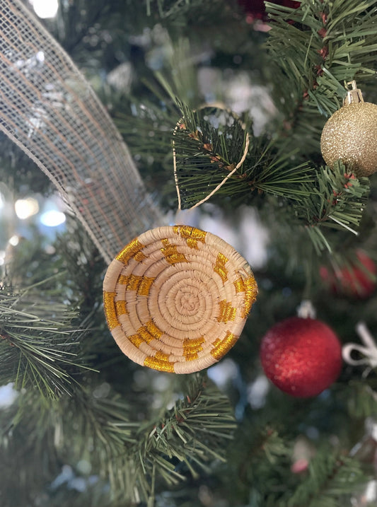 Gold Basket Ornament Regular price