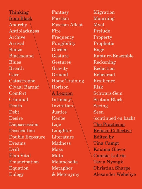 Thinking from Black: A Lexicon - Ingram