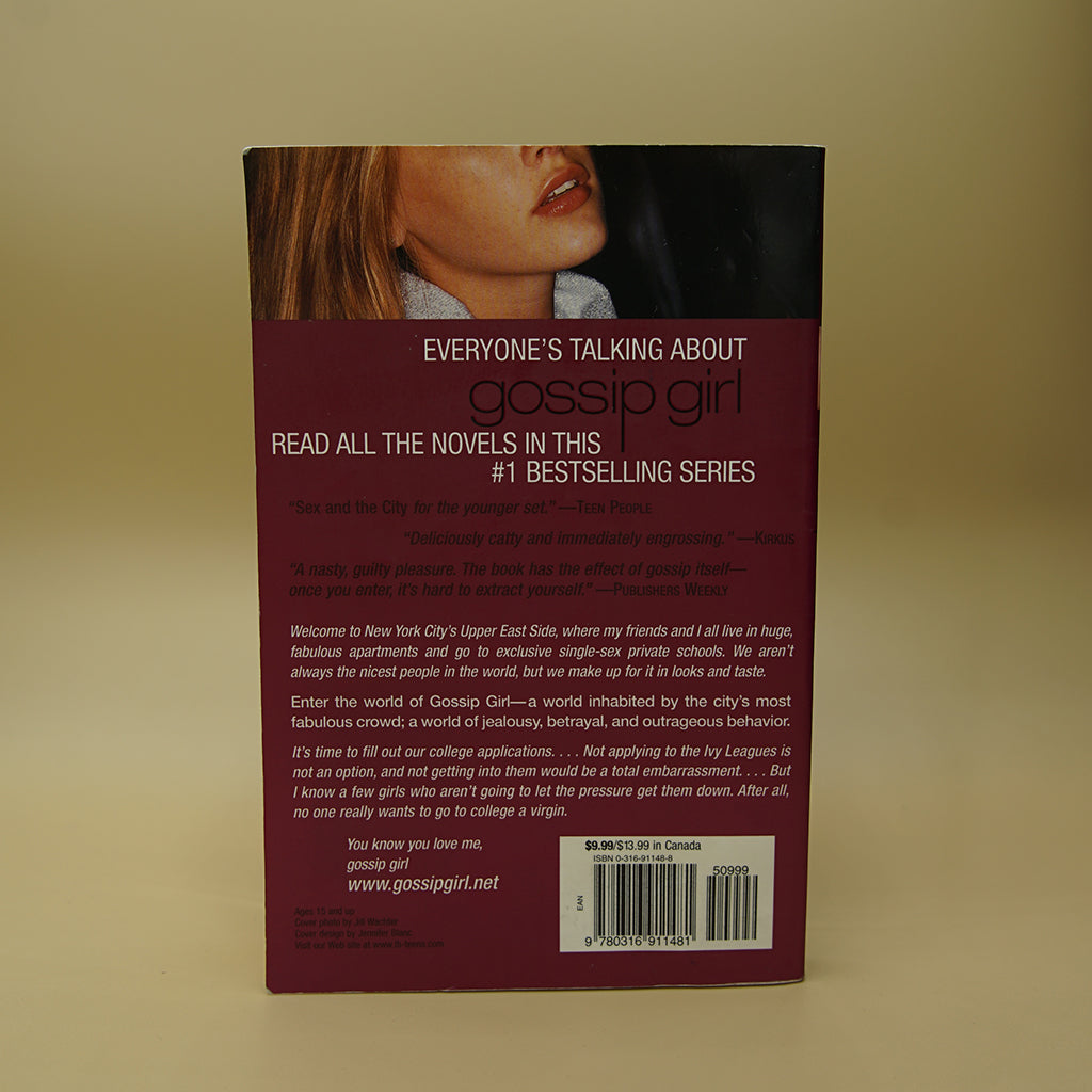 Gossip Girl: Gossip Girl: You Know You Love Me : A Gossip Girl Novel  (Series #2) (Paperback) 