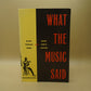 What the Music Said: Black Popular Music and Black Public Culture